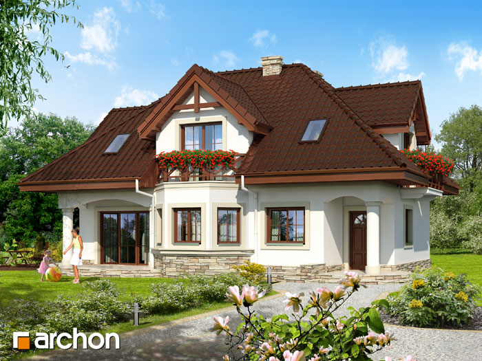 Maja vorstirohtudes (P) eestvaade